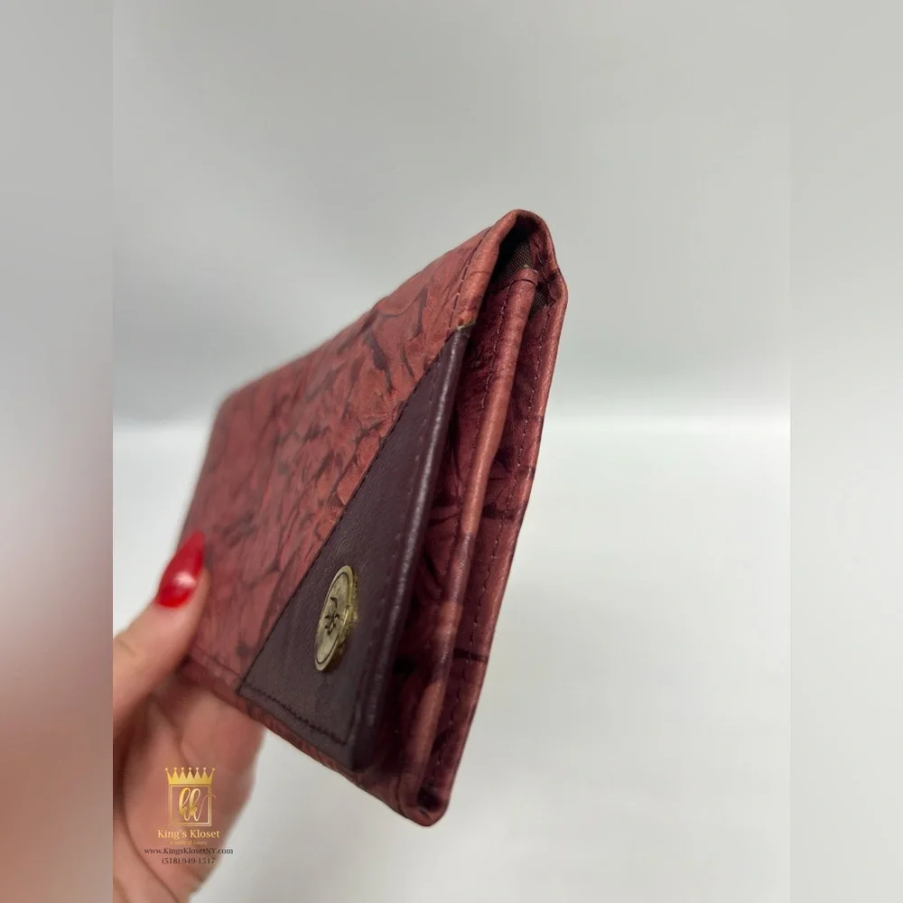 Dior crumpled leather wallet